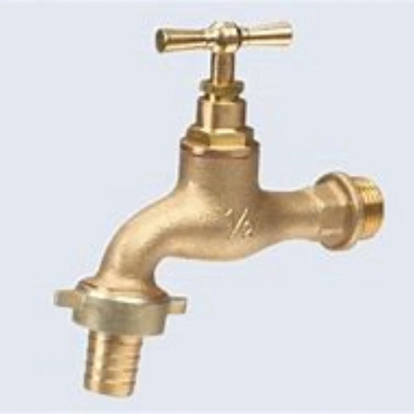 The Brass Faucet Is A Water Medium For Opening And Closing.